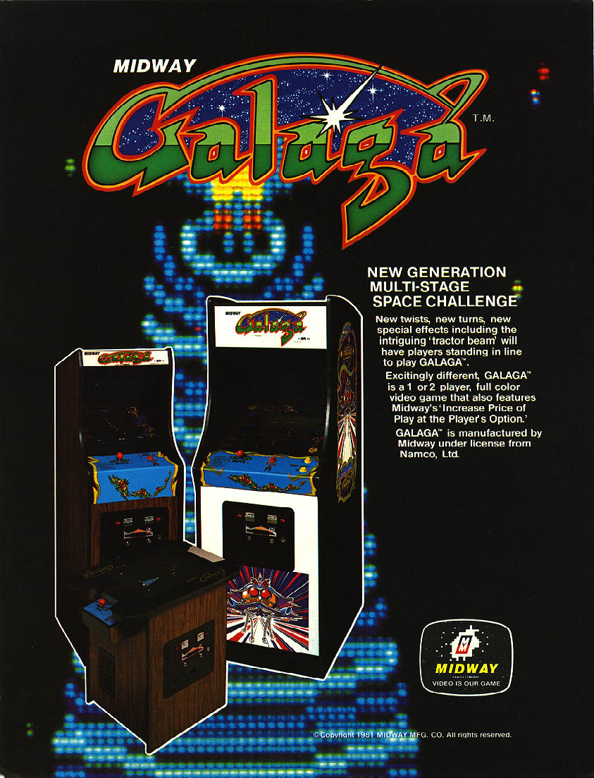 FM-7 ギャラガ　Galaga FM-7] GALAGA ギャラガ Gameplay - Namco, Dempa, Fujitsu FM-7
